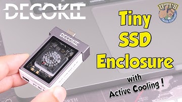 Decokee SSD Enclosure : The Tiny SSD Enclosure with Active Cooling & RGB Lighting! : REVIEW