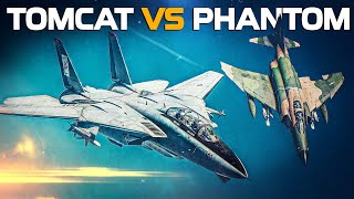 F14A Tomcat Vs F4E Phantom Dogfight | Digital Combat Simulator | DCS |