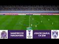 ⚽️ SANFRECCE HIROSHIMA vs JOHOR DARUL TA'ZIM - LIVE AFC CHAMPIONS LEAGUE ELITE PES 2021