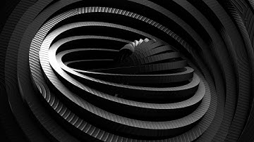 4K LOOPING Background for Broadcaster - BLACK Circle Spiral - 30min. loop