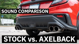 Remark Axelback vs Stock Exhaust Sound Comparison [2022+ Subaru WRX]