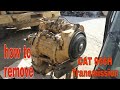 How To Remove CAT 966H Wheel Loder Transmission 