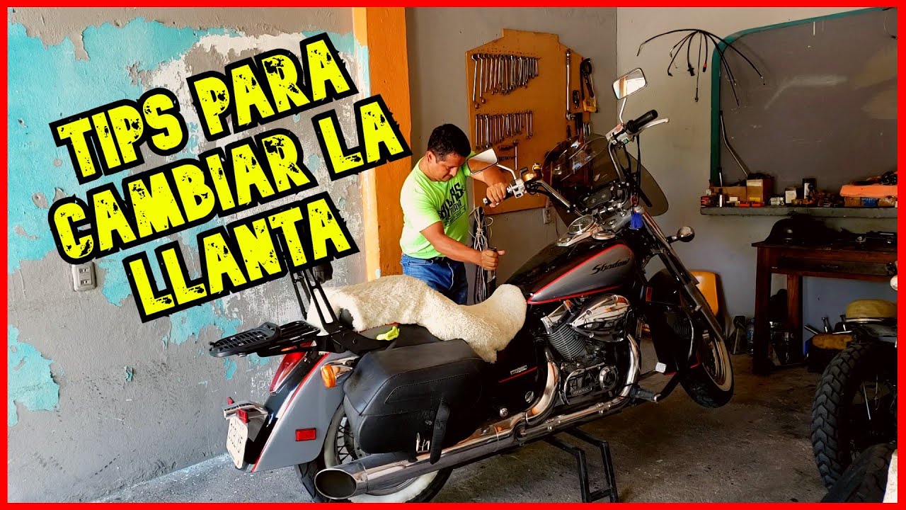 Cambio de llanta Trasera // HONDA SHADOW 750