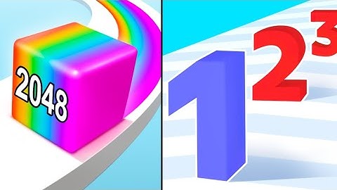 Jelly Run 2048 vs Number Master - Max levels ( NOOB VS PRO VS HACKER VS GOOD )