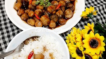 Nấm rơm kho tiêu | Món chay hao cơm |236|
