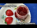 Homemade Strawberry Jam [only 2 ingredients] | How to make a jam #strawberry #jam #kidstiffin