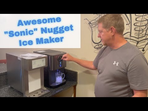 Dreamice X3 Nugget Ice Maker Machine, Countertop, Chewable Sonic