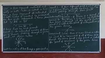 Class VI (Mathematics) Chapter 11 "Line Segment, Ray & Line"(Part 2) (Attachment in description box)