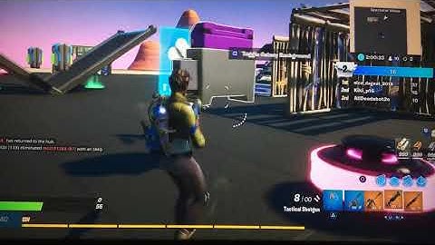 How to fly in fortnight bhe 1v1 build fights