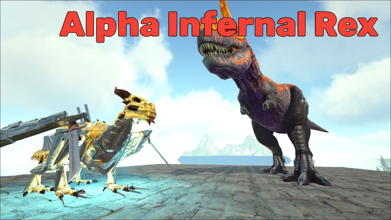 ARK: Monster Hunter #22 Mình Thử Sức Mạnh Của Alpha Infernal Rex Và Augmented Everlast Drallion -NSG