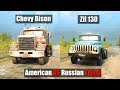 Spintires Mudrunner Chevy Bison vs B-130/Zil-130 | Unexpected Results