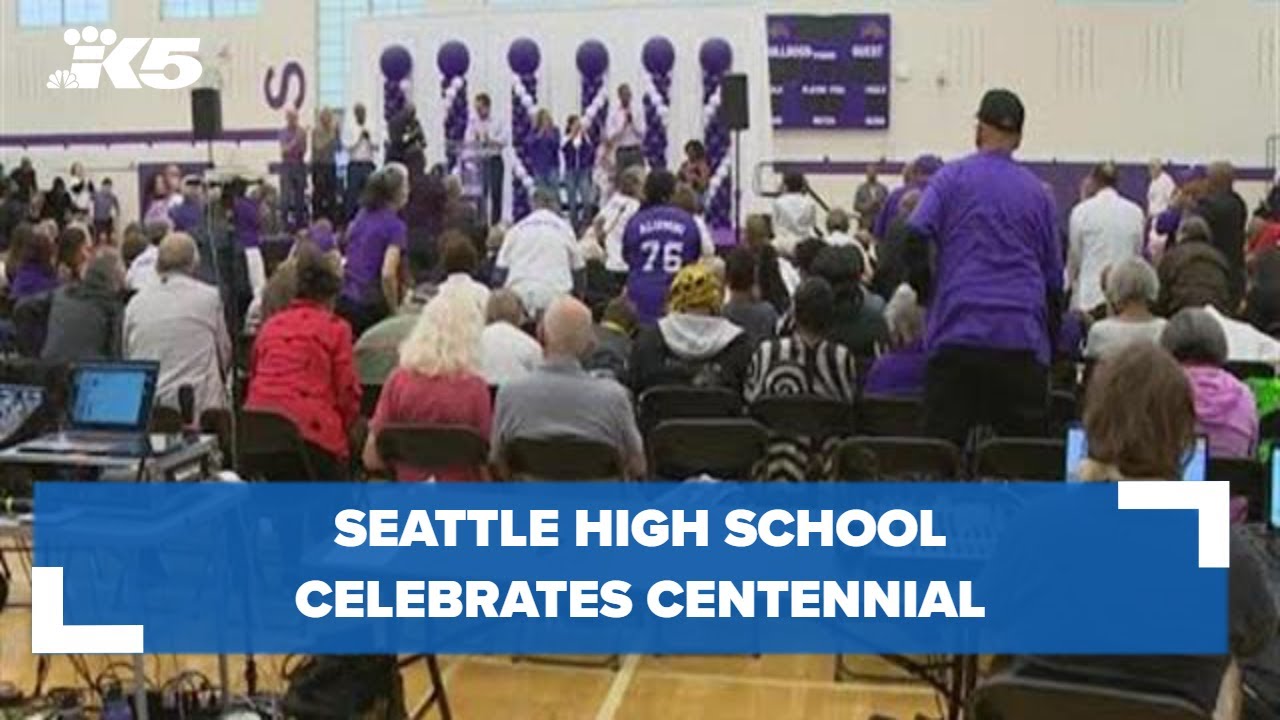 Garfield High School in Seattle's Central District celebrates