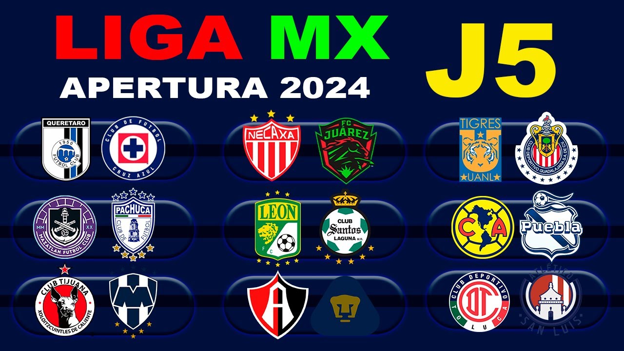 FECHAS, HORARIOS Y CANALES PARA LA JORNADA 5 DE LA LIGA MX APERTURA ...