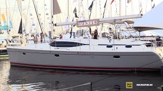 2016 Hunter 50 Sailing Yacht - Deck and interior Walkaround - 2015 Annapolis Sail Boat Show