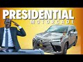 The presidential motorcade  jinsi rais wa kenya anavyosafiri  magari na usalama