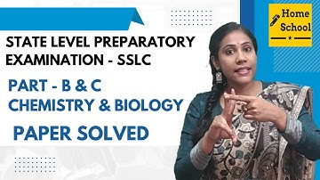SSLC State Level Preparatory Exam 2024 - Science Paper Solved | Complete Solution