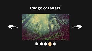 How to create an image slider using pure vanilla JavaScript and no plugins
