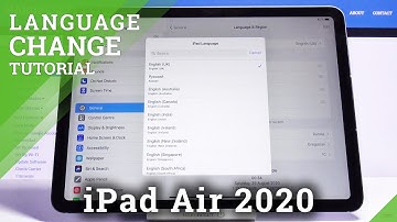 How to Change Language on iPad Air 2020 – Language Settings