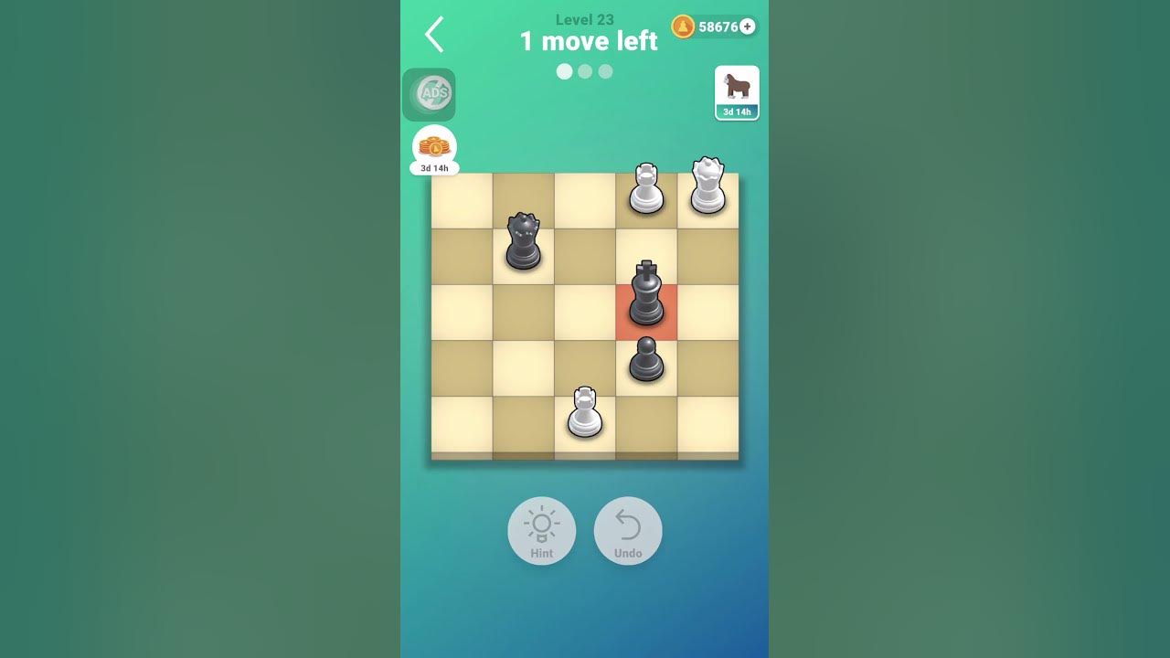 Pocket chess gorilla challenge level 23 YouTube