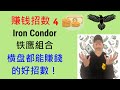 期权赚钱招数 “4” - Iron Condor 铁鹰组合！ 在横盘也能赚钱的好方法！完整教学 + 期权交易实例！小白必学