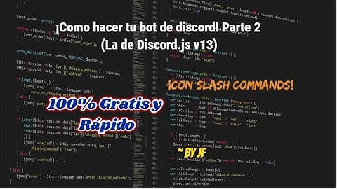 Como hacer tu bot de Discord | V13 | Para Principiantes