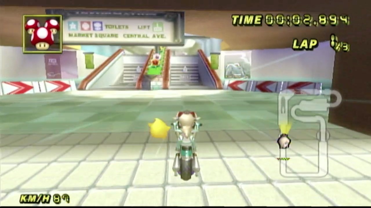 MKWii Coconut Mall But The Mall Is Out Of Service