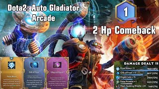 Tinker 2Hp Comeback  Dota2: Auto Gladiator