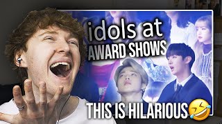 THIS IS HILARIOUS! (kpop idols at award shows in a nutshell | Reaction/Review)