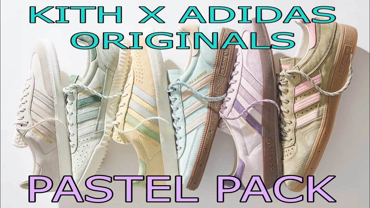 NEW !!! KITH x ADIDAS ORIGINALS PASTEL PACK ! THE "OGs" IN PREPPY MODE !  #adidas #sneakers