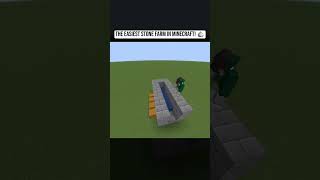 The Easiest Stone Farm in Minecraft! 🪨