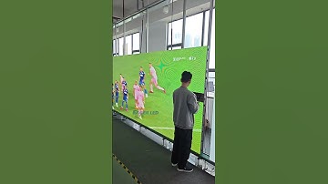 It was so easy that I could watch the game while installing it!#eagerled #leddisplay #videowall