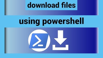 how to download files with powershell