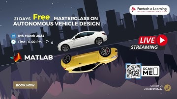 Autonomous Vehicle Design | self driving car | MATLAB simulink | Pantech E Learning