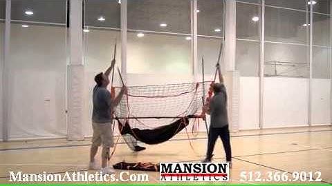Hitting Station Set Up Video   Volleyball Practice Station - Mansion Athletics