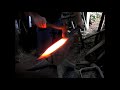 Forging a Huge Bowie Knife Part 2