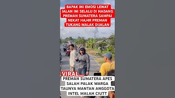 kang dedi mulyadi❗️ preman sumatera sok jago malak warga