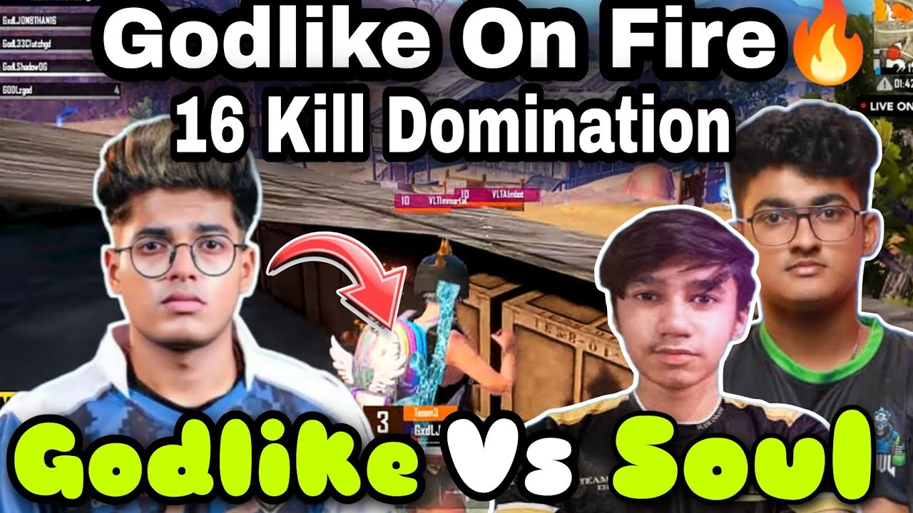 Godlike Vs Soul 😲 4v4 Latest Fight 🔥 Godlike On Fire 🚀 16 Kill ...