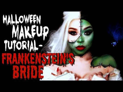 Bride of Frankenstein Halloween Makeup Tutorial | Sydney Nicole