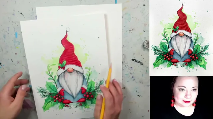 "Tis the Season" - Watercolour Painting Tutorial -...