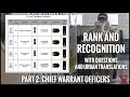 Navy Rank And Recognition Part 2: Wararnt Officers (With Urban Translations)