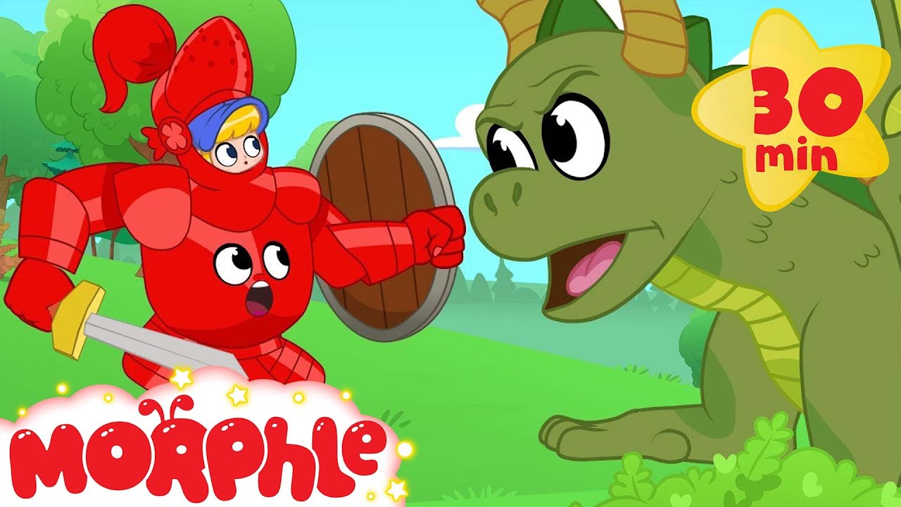 trucks skate My Magic Knight Armor! Morphle the super Hero becomes a Knight to fight a dragon. (Kids Video)