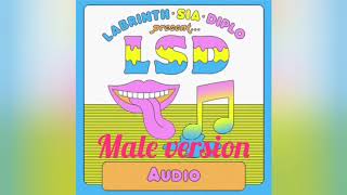 LSD - Audio ft. Sia, Labrinth, Diplo ( Male Version )