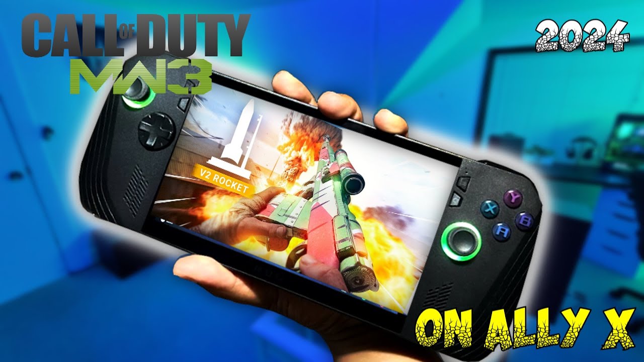 Ally Cod Comp ROG Ally X playing Call of Duty Modern Warfare 3 w/ HandCam - YouTube