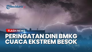 Prakiraan Cuaca Senin 26 Oktober 2025, BMKG: DKI Jakarta dan Sejumlah Wilayah Waspada Hujan Lebat