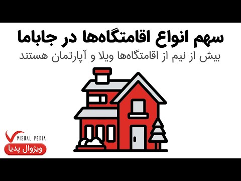 سهم انواع اقامتگاه ها در جاباما