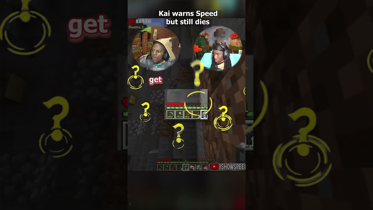 KAI WARNED SPEED #speed #kaicenatstream #kai #minecraft #minecraftshorts #minecraftmemes