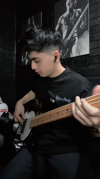 Kupu-kupu x Panah Asmara [ Bass Cover ] #Shorts