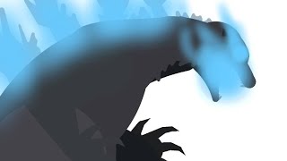 Godzilla SoS test run animation 