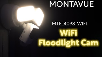 MTFL4098-WIFI Wireless Floodlight Camera - 2K, Active Deterrence, two way audio, easy install