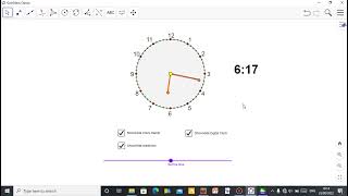 How to study the wall clock using geogebra software screenshot 3